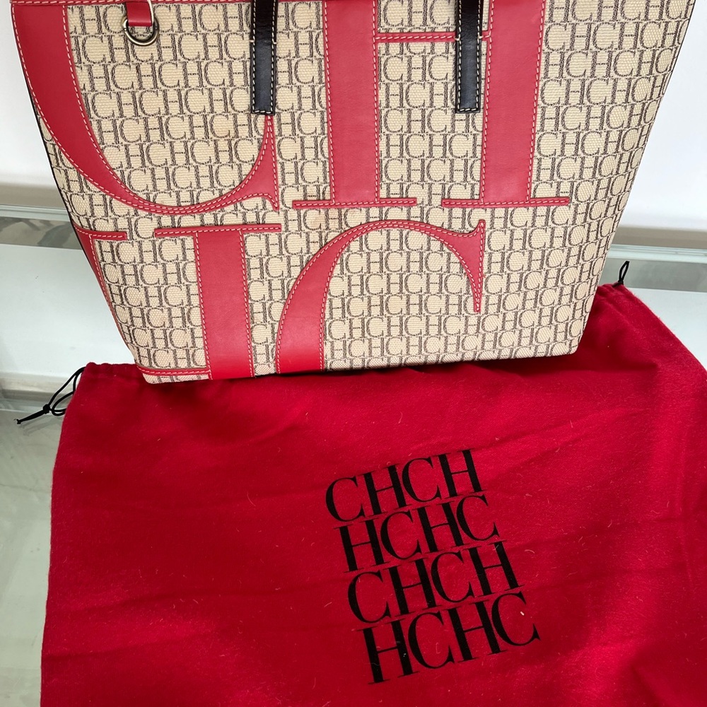 Carolina Herrera Canvas Tote